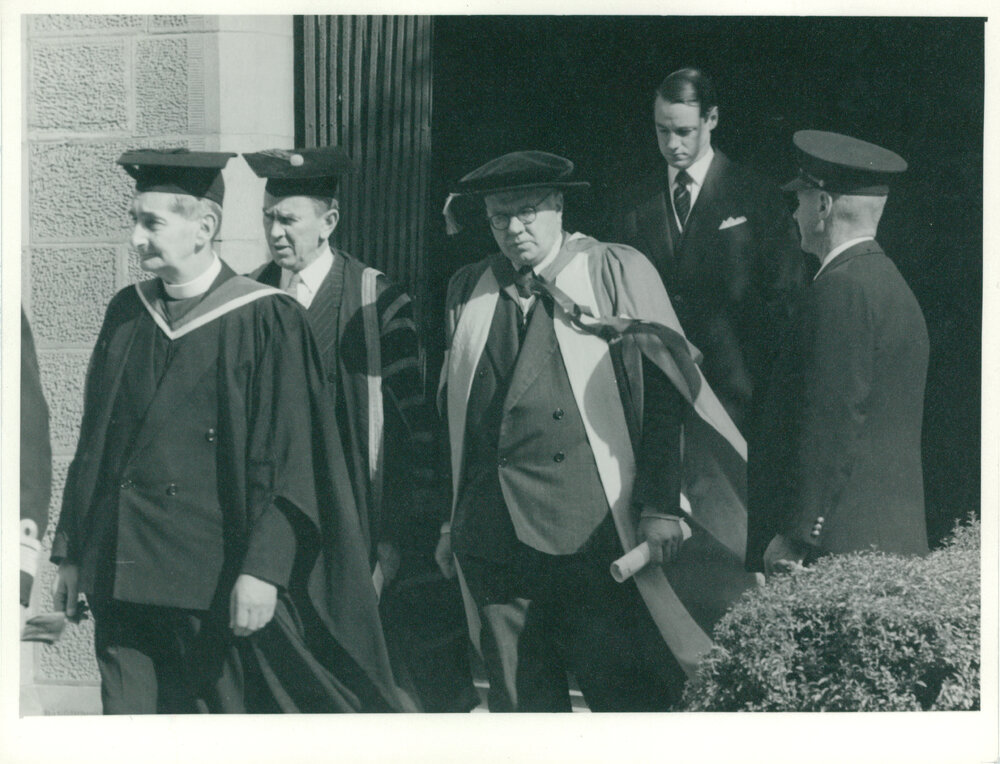 Academic Procession at Ceremony of Commemoration of Benefactors, 1951