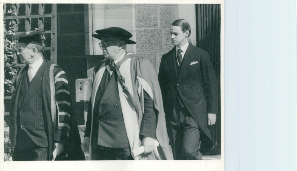 Academic Procession at Ceremony of Commemoration of Benefactors, 1951