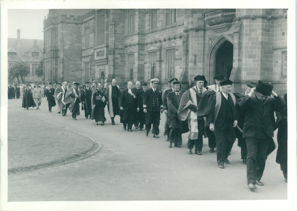 Academic Procession for the Commemoration Ceremony to Mark the Centenary of the Legislative Act Incorporating the University