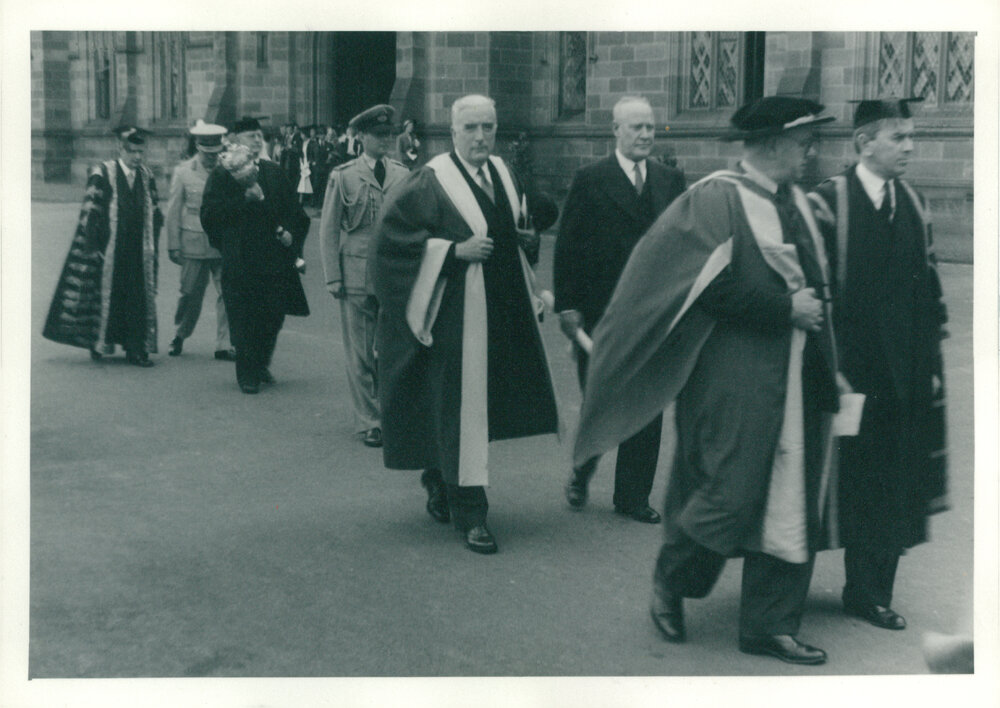 Academic Procession for the Commemoration Ceremony to Mark the Centenary of the Legislative Act Incorporating the University