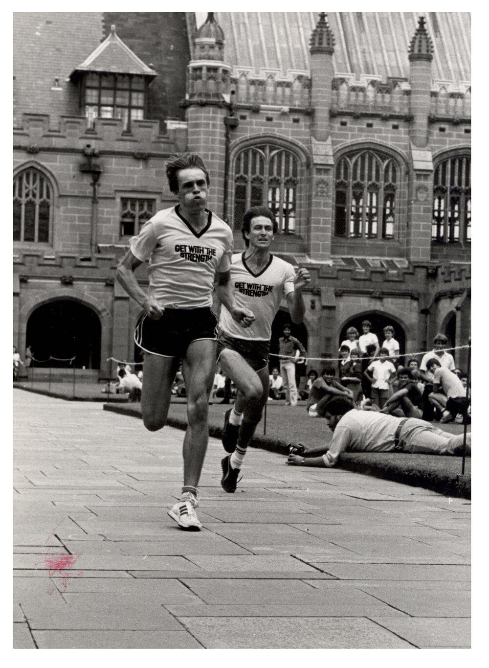 Quad Race Runners at Orientation Week 1983