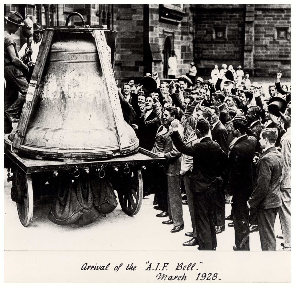 Arrival of the Australian Imperial Force Bell