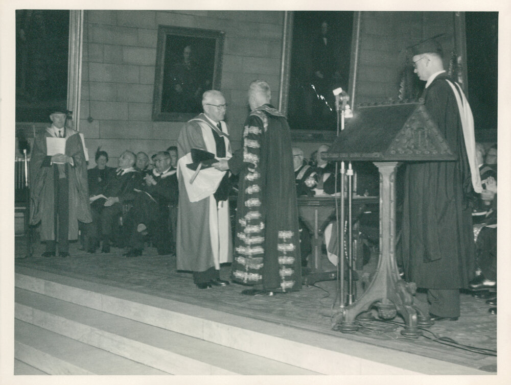 Centenary Celebrations - Conferring of Honorary Degree upon The Honourable RJ Heffron