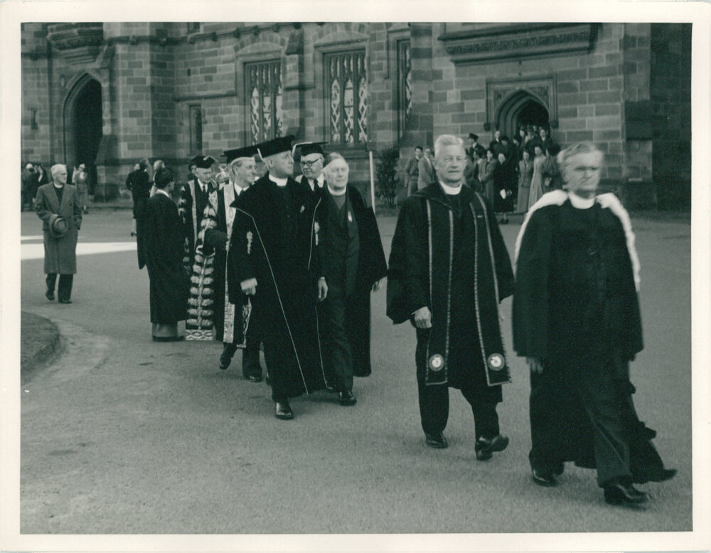 Centenary Oration, Academic Procession