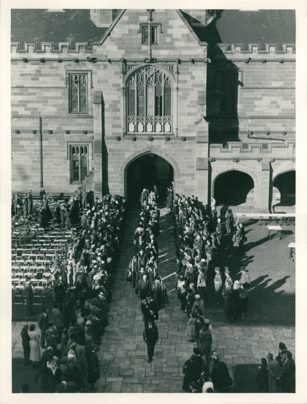 Centenary Oration, Academic Procession after Ceremony