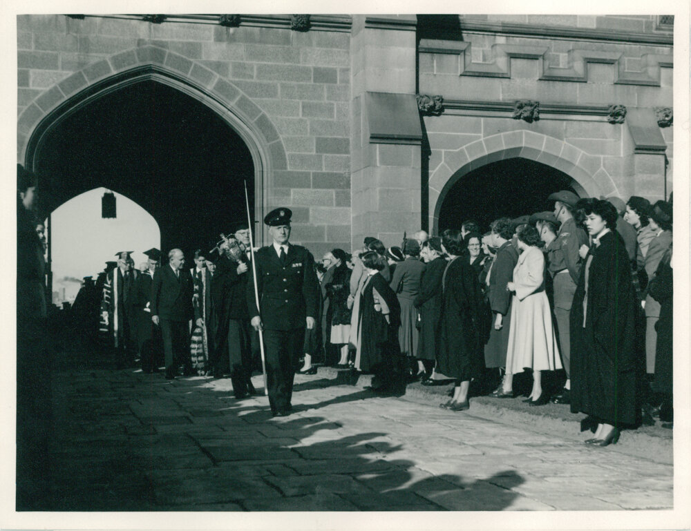 Centenary Oration, Academic Procession after Ceremony