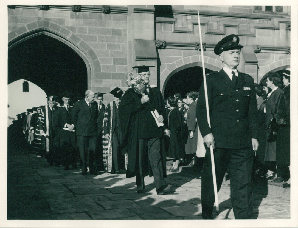 Centenary Oration, Academic Procession after Ceremony