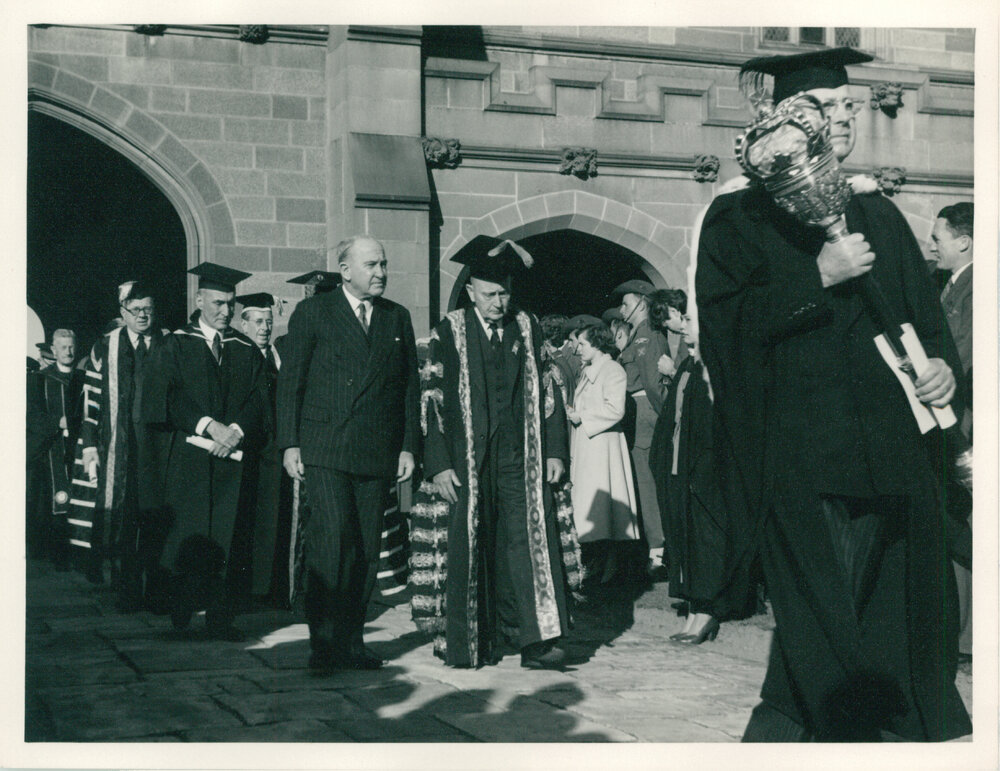 Centenary Oration, Academic Procession after Ceremony