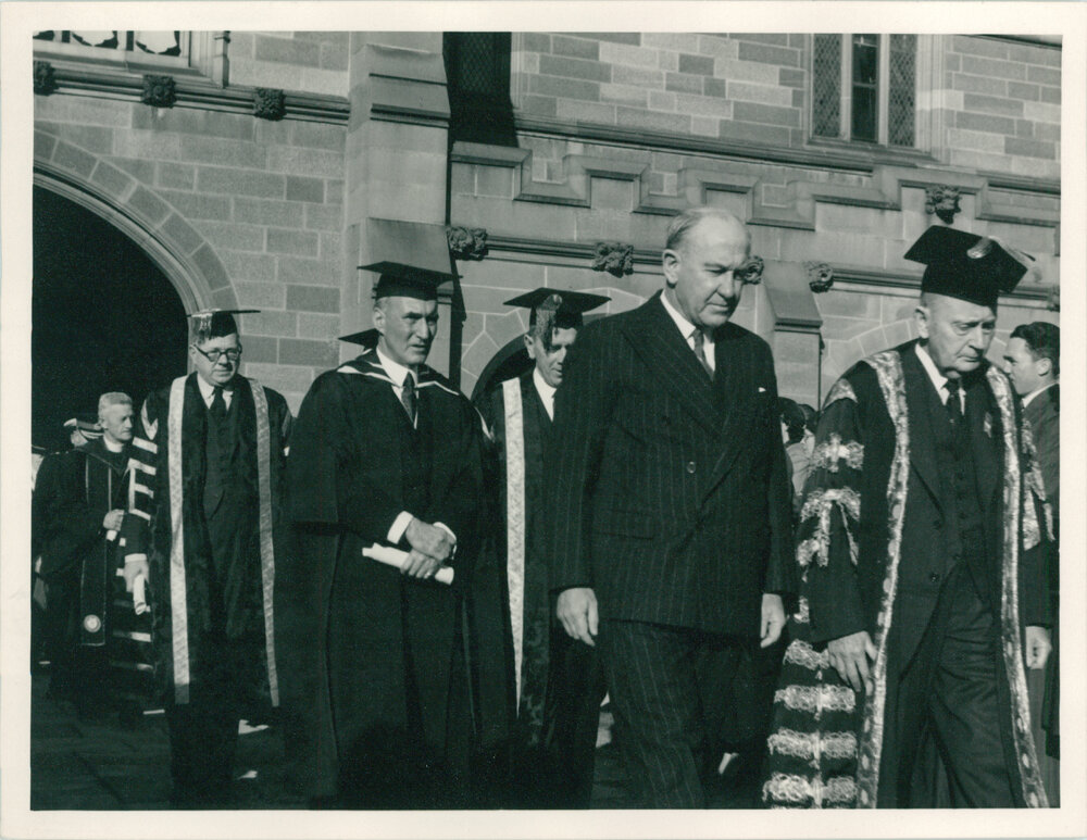 Centenary Oration, Academic Procession after Ceremony