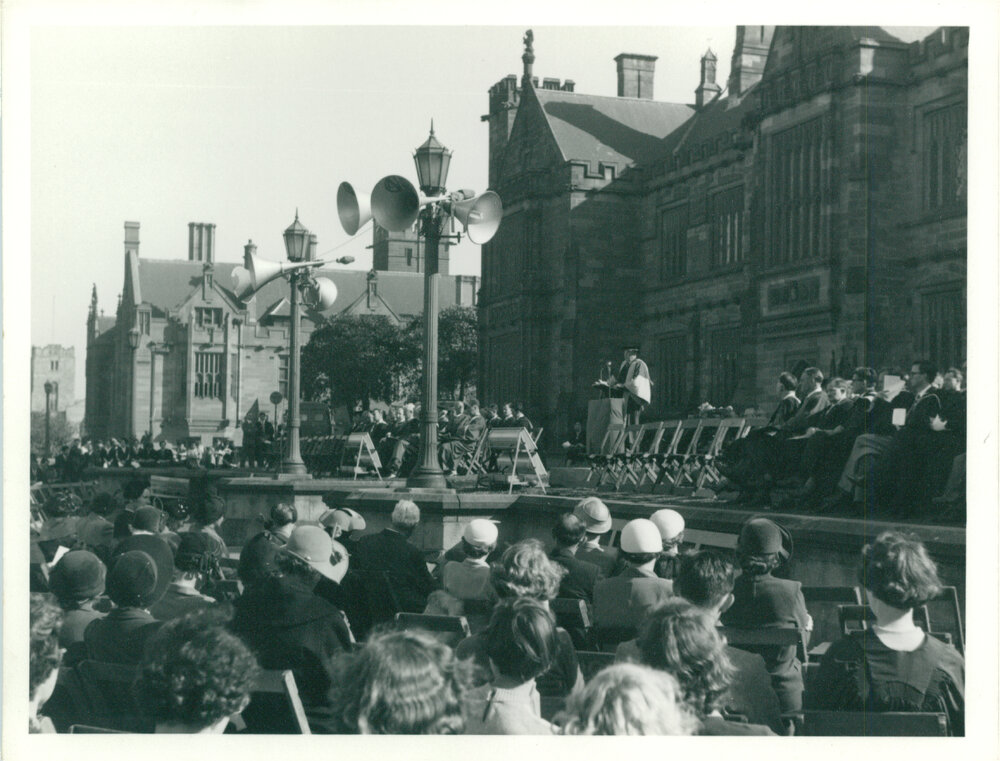 Commemoration of Benefactors, 1954
