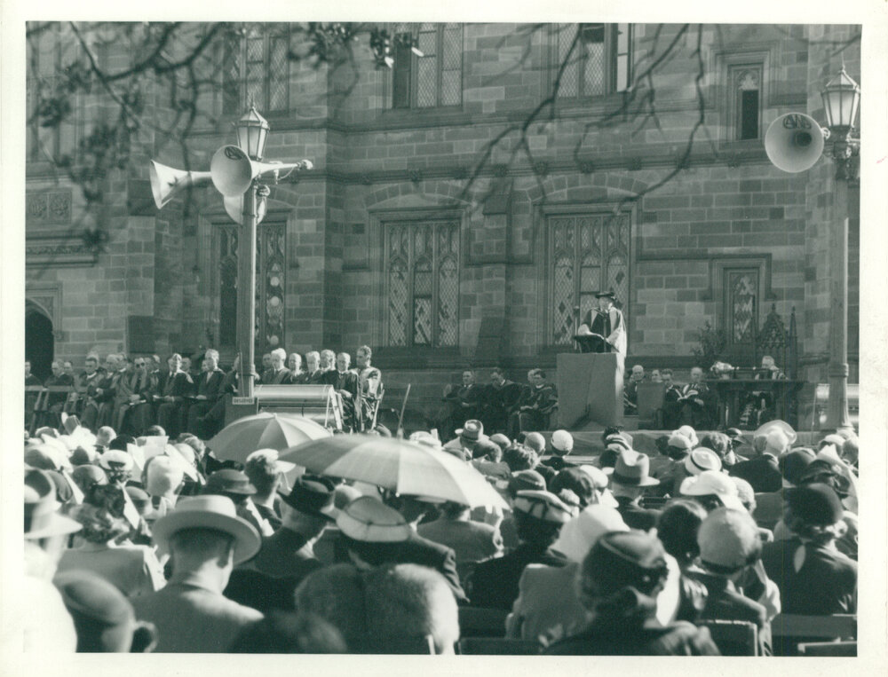 Commemoration of Benefactors, 1954