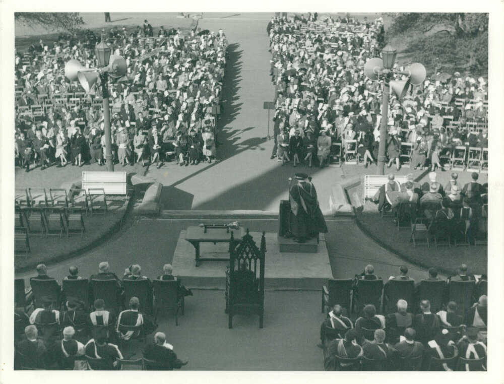 Commemoration of Benefactors, 1954