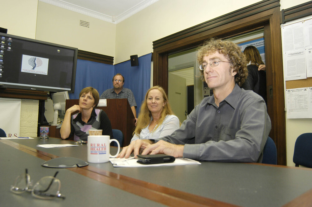 Northern Rivers University Department of Rural Health Staff in Conference Room