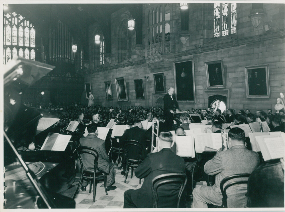 Concert Given in the Great Hall by the Sydney Symphony Orchestra Conducted by Eugene Gossens