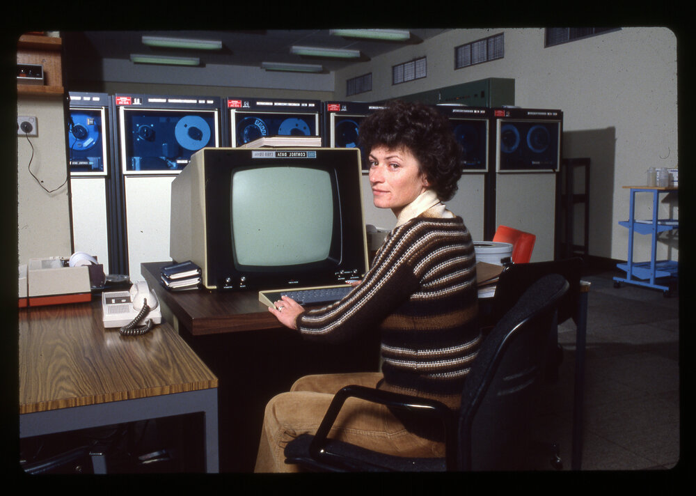 Student at Computer