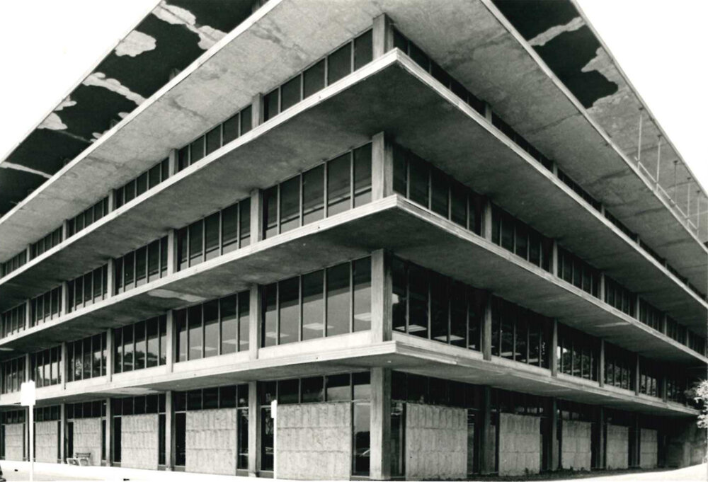 View of Fisher Library From Barff Road