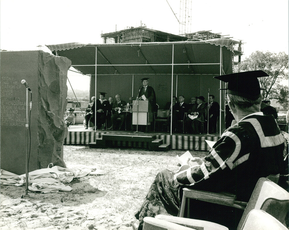 Foundation Ceremony for Macquarie University