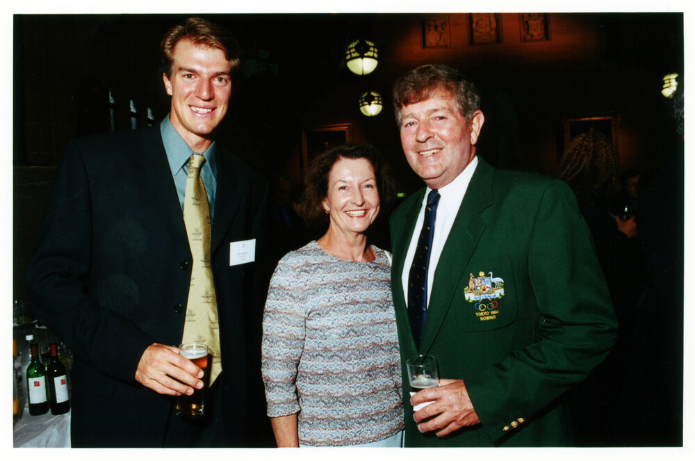 Guests at a Pin Presentation Evening for Sydney Olympic Representatives in MacLaurin Hall
