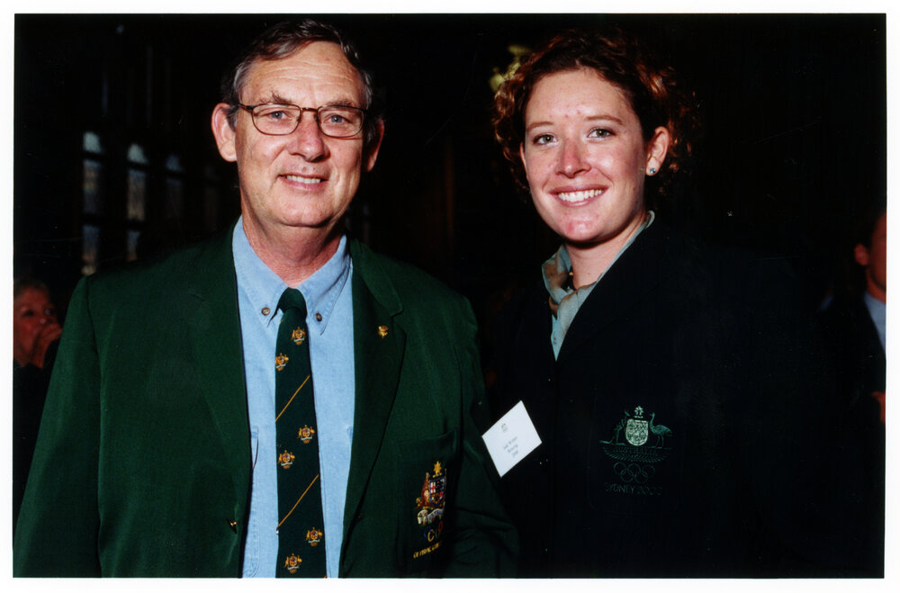 Guests at a Pin Presentation Evening for Sydney Olympic Representatives in MacLaurin Hall