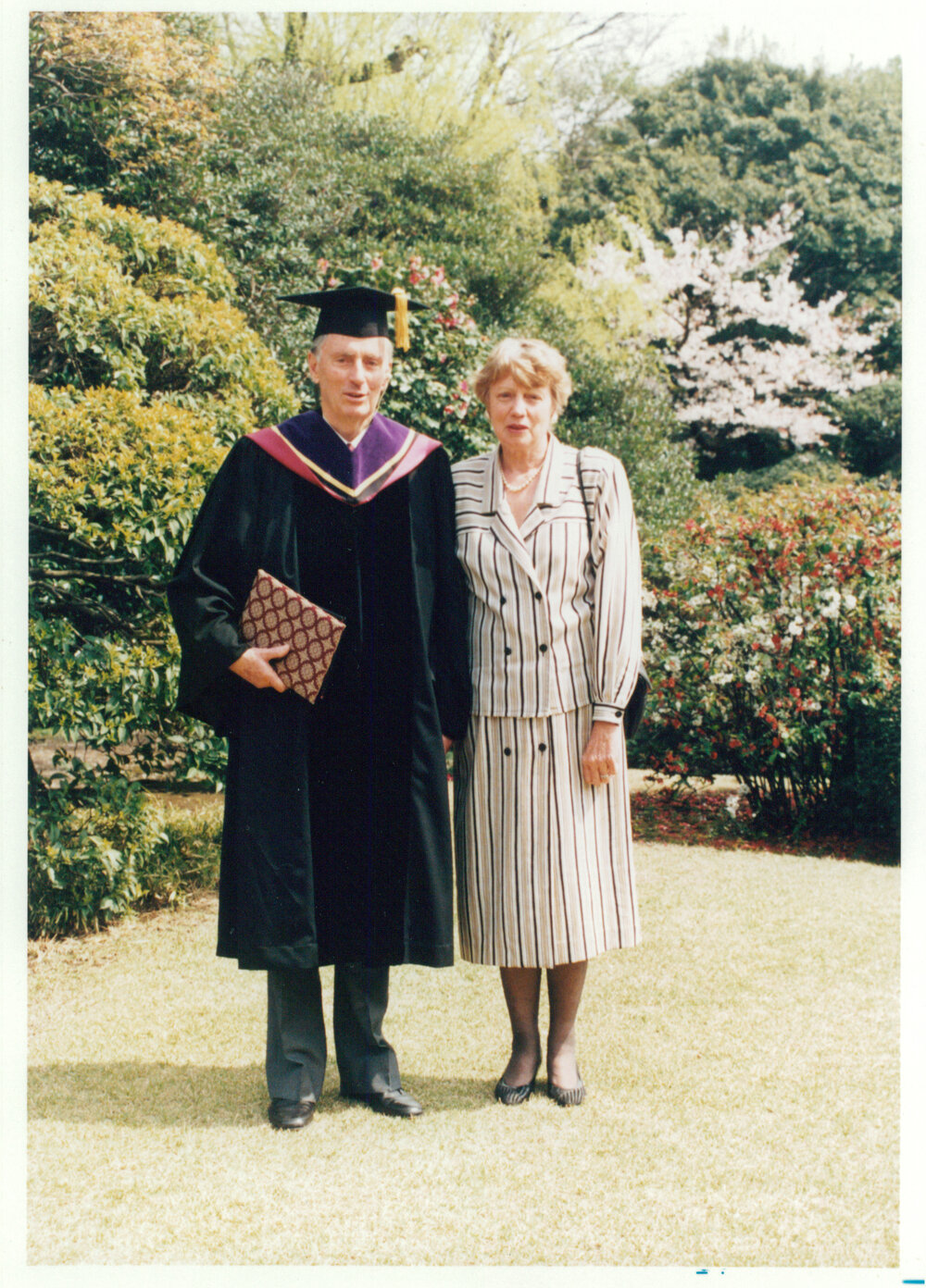 Honorary Degree Conferred Upon John Manning Ward by Waseda University, Japan