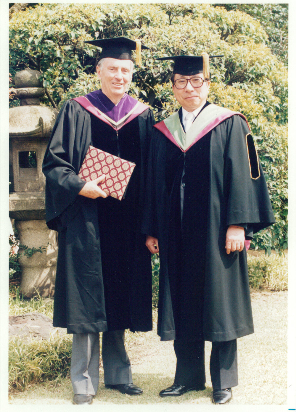Honorary Degree Conferred Upon John Manning Ward by Waseda University, Japan