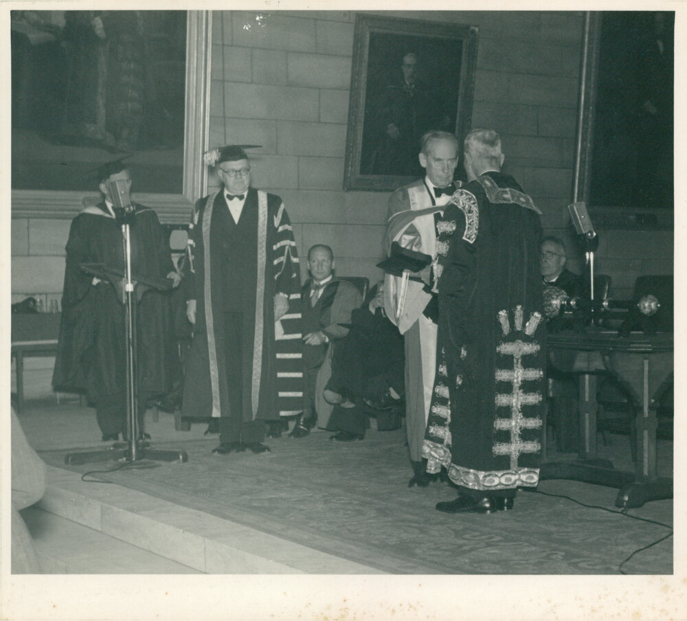 Honorary Degree Conferred Upon Professor Walter Gropius