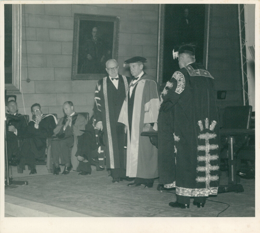 Honorary Degree Conferred Upon Professor Walter Gropius