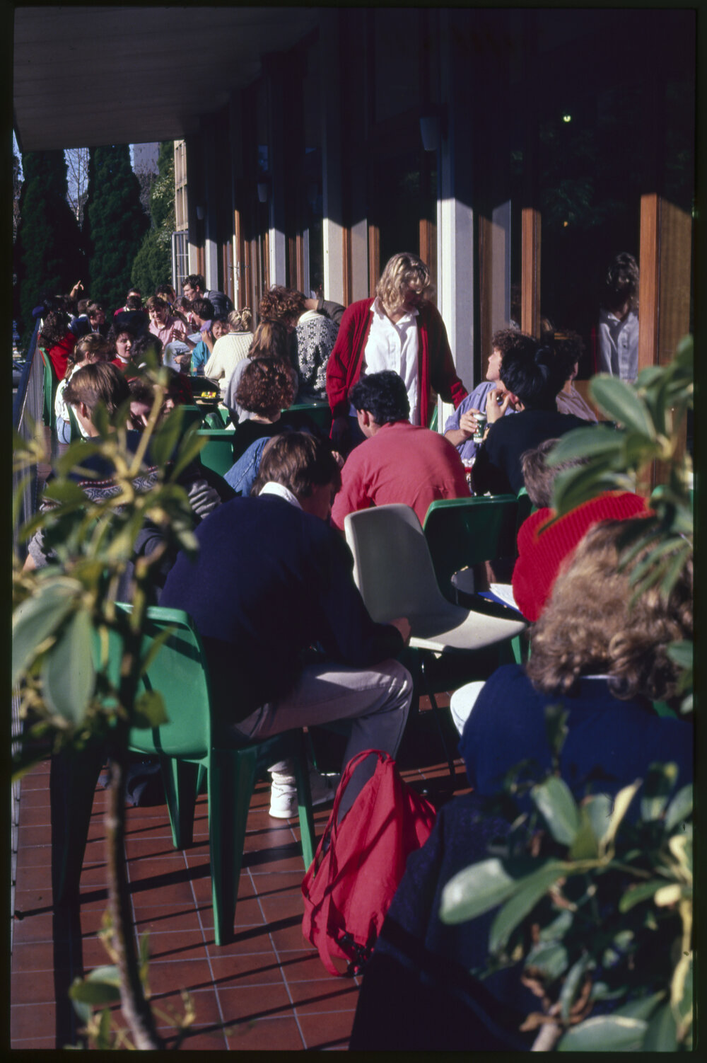 Students Relaxing in Manning House