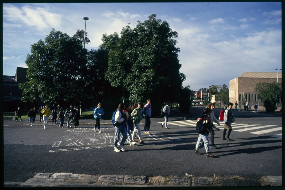 Students Walking Between Lectures