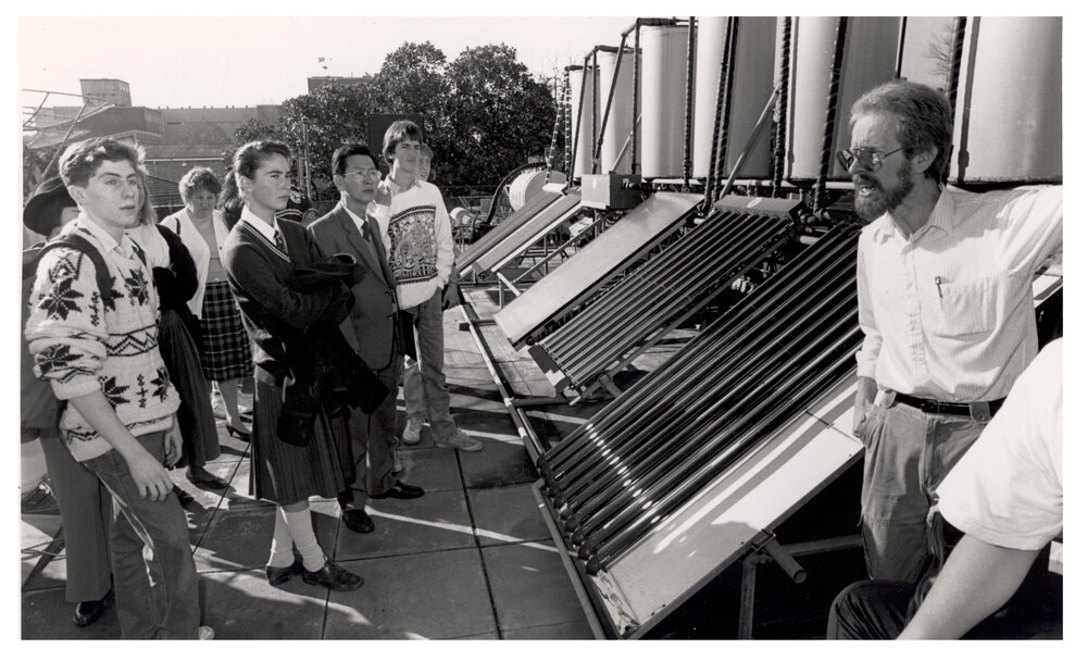 Solar Energy Demonstration to High School Students at the Physics Building