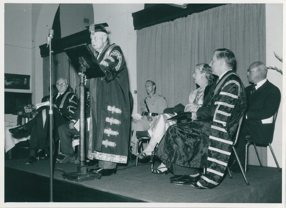 Inauguration of Post-Graduate Medical Foundation, the Chancellor Addresses the Gathering