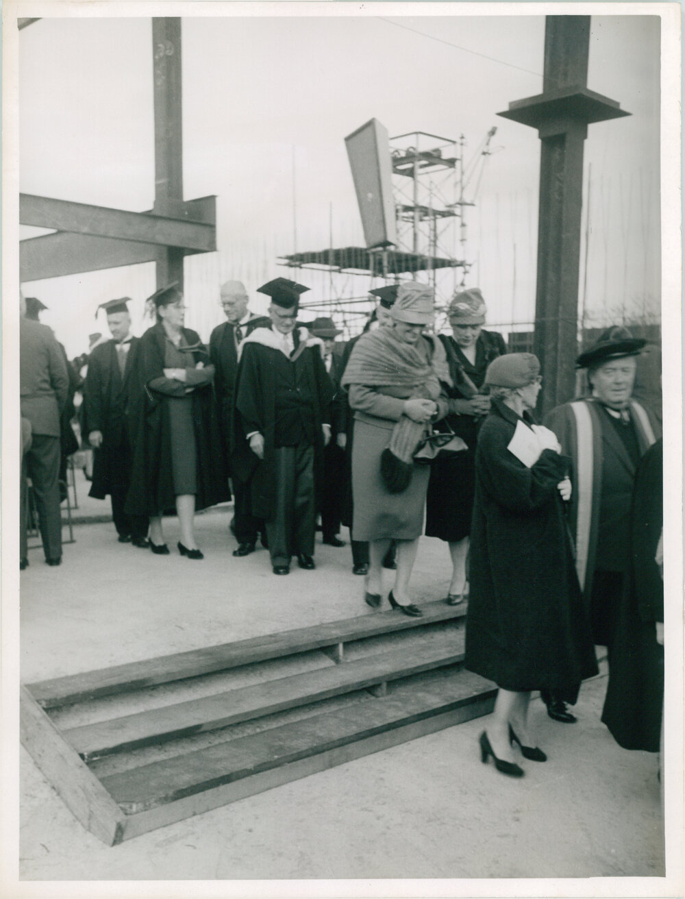Laying of the Foundation Stone of Fisher Library by the Prime Minister, the Right Honourable RG Menzies