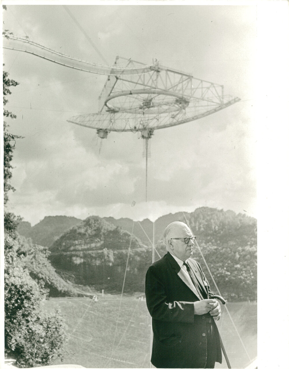 Cornell/Sydney Astronomy Centre Radio Telescope at Aracebo Puerto Rico