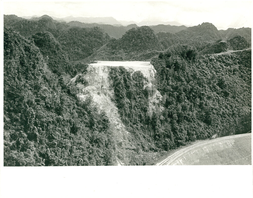Cornell/Sydney Astronomy Centre Radio Telescope at Aracebo Puerto Rico