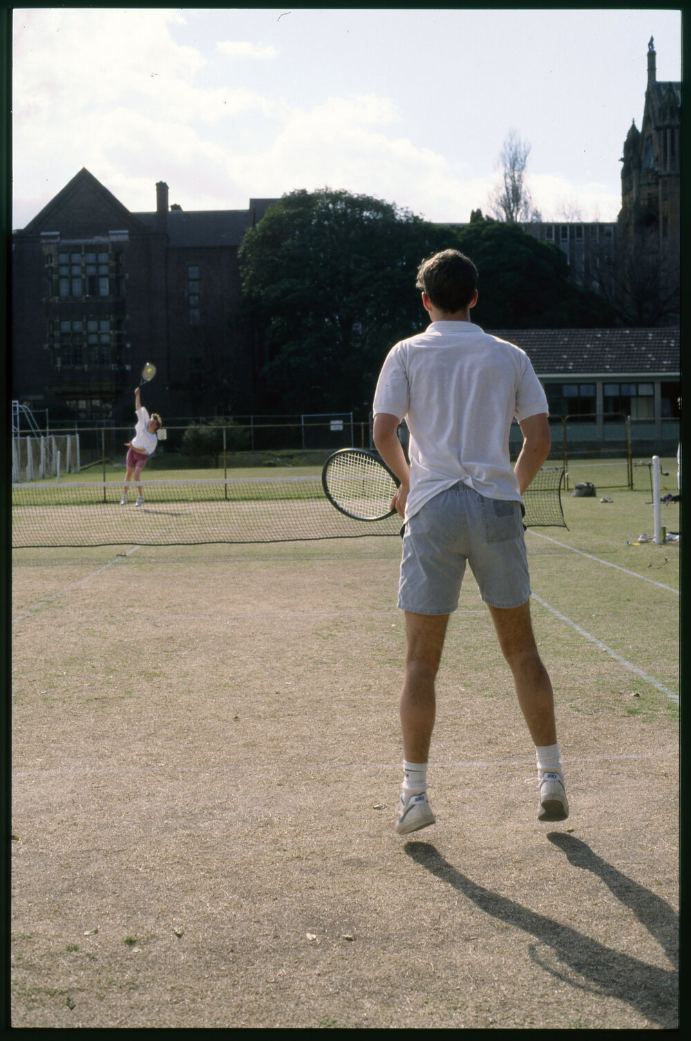 Tennis Courts Between Manning House and Old Teachers College