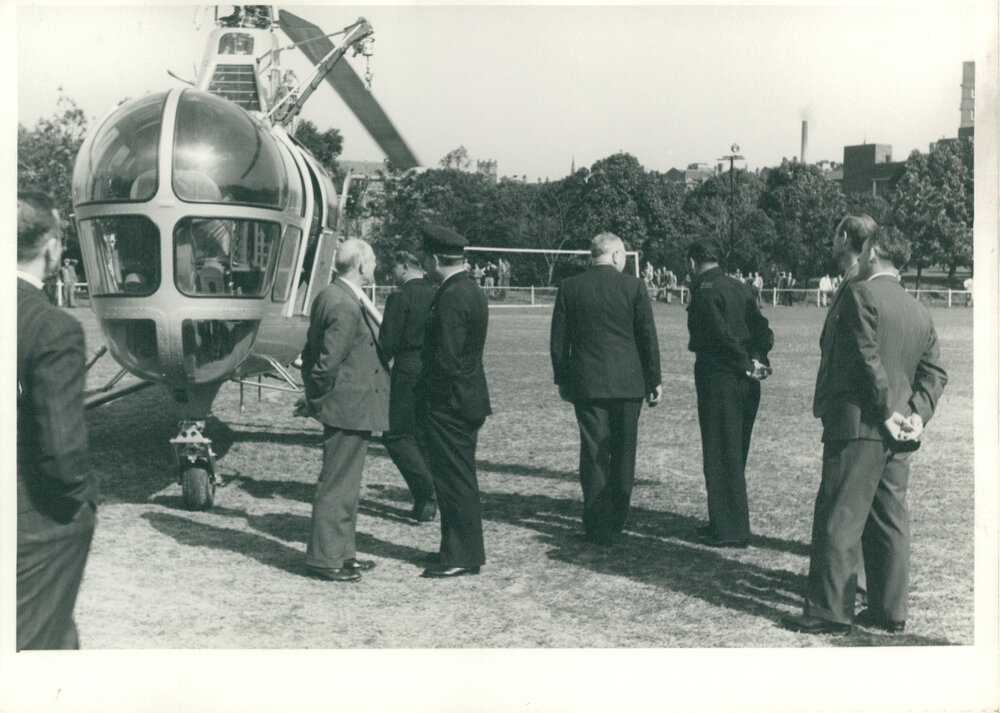 RAAF Helicopter on No 2 Oval