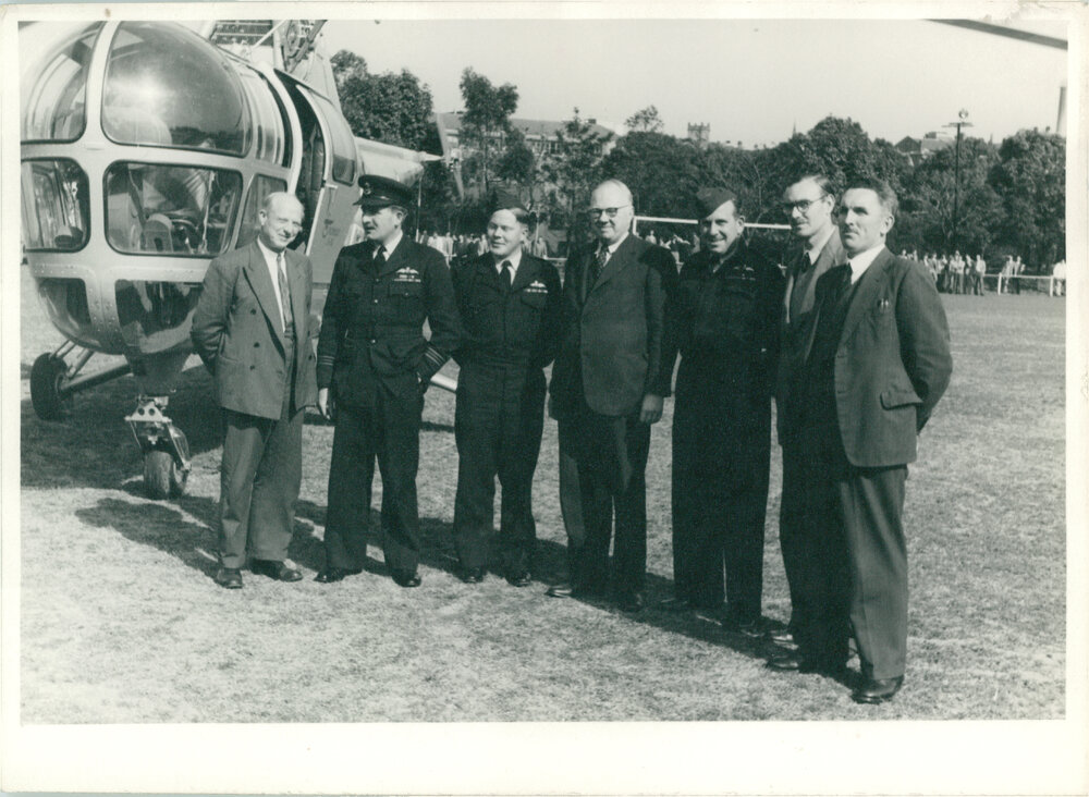 RAAF Helicopter on No 2 Oval