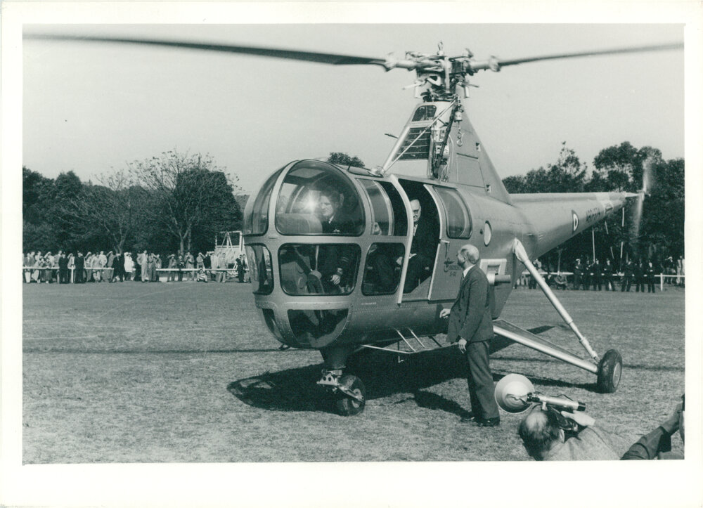RAAF Helicopter on No 2 Oval