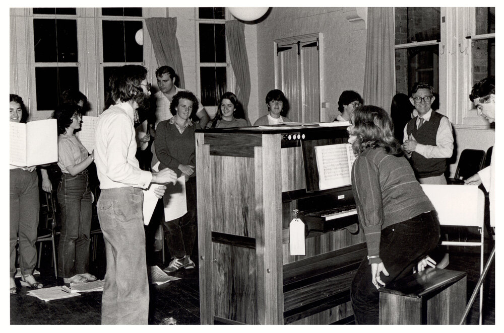 Department of Music Recording Session in the Old Darlington School Building