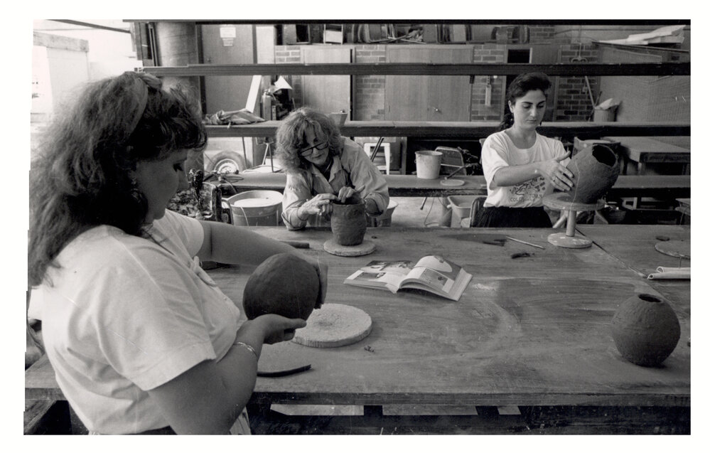 Students Making Ceramics
