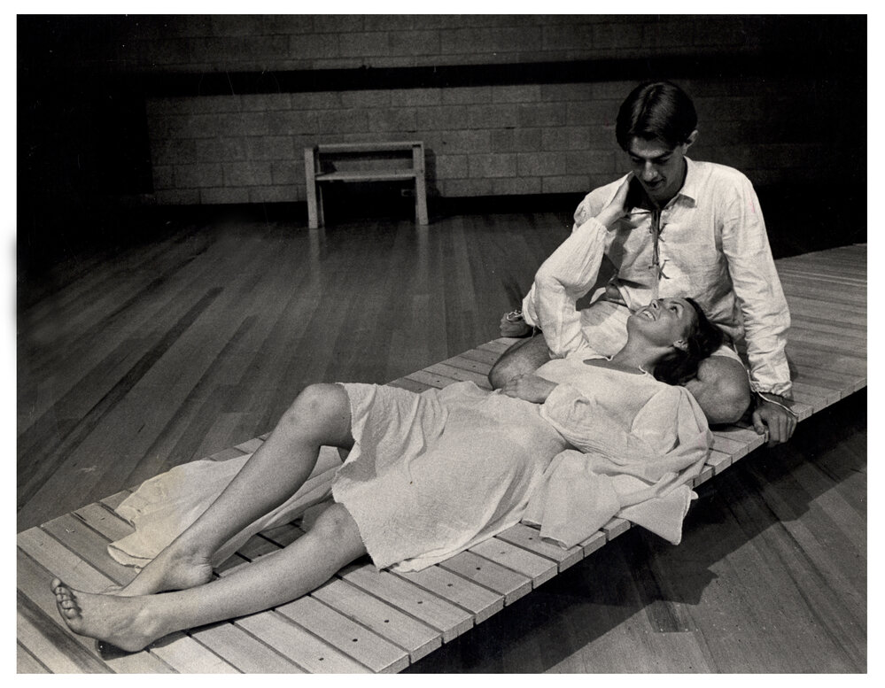 Colleen Bray and Peter Browne Acting in a Production at the Seymour Centre