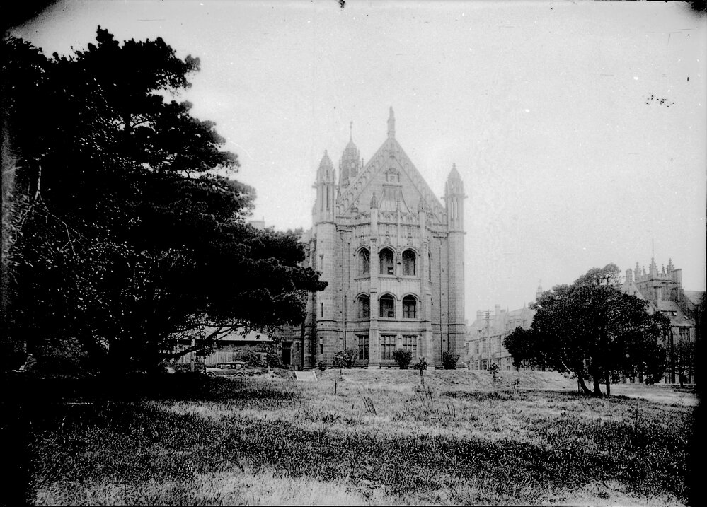 Fisher Library Western Elevation, Now MacLaurin Hall 