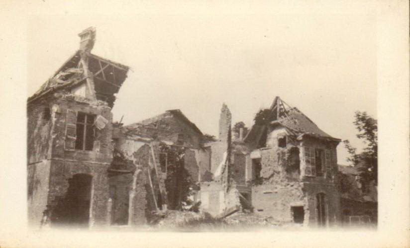 Demolished Chateau de Mesnil, France
