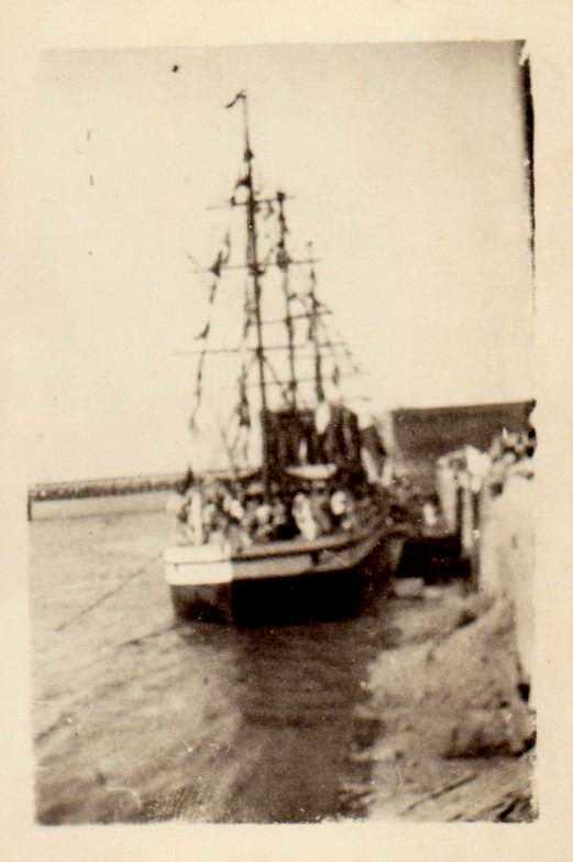 Large Sail Boat Docked on the Nile, Cairo, Egypt