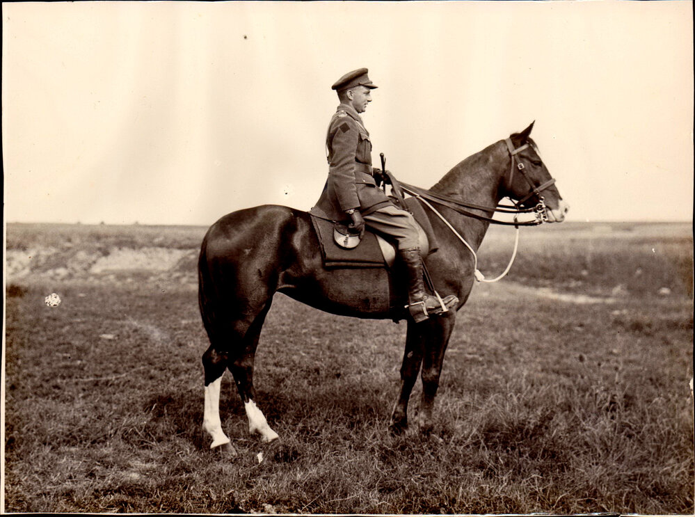 Gordon Bradley Lowe on Horseback