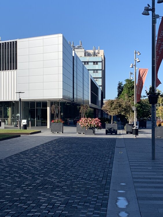 Eastern Avenue and New Law Building Annex