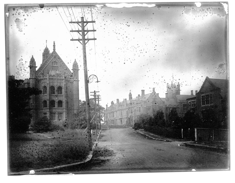 Fisher Library (MacLaurin Hall), Medical School (Anderson Stuart Building) and Manning Building