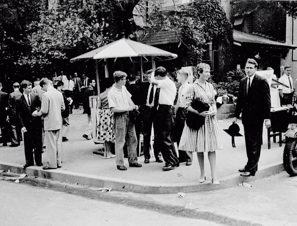 Scenes of Orientation Week Including Graduates Sue Ellerton and John Pomeroy