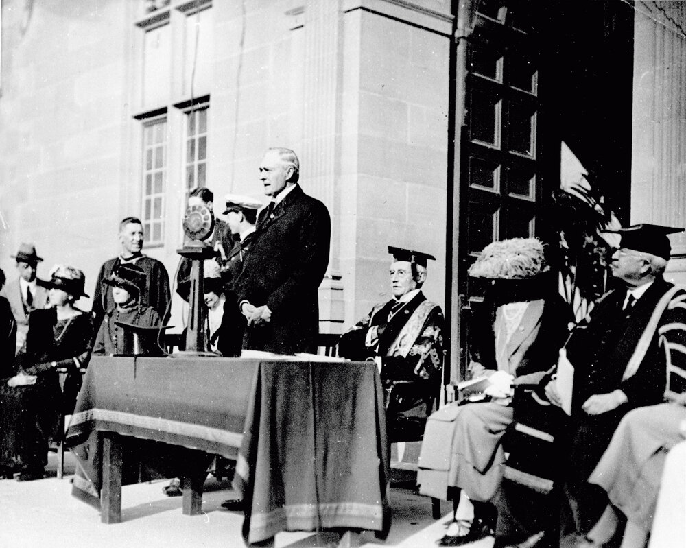 Governor General Sir Ronald Munro Ferguson Opending Commem Day Fete