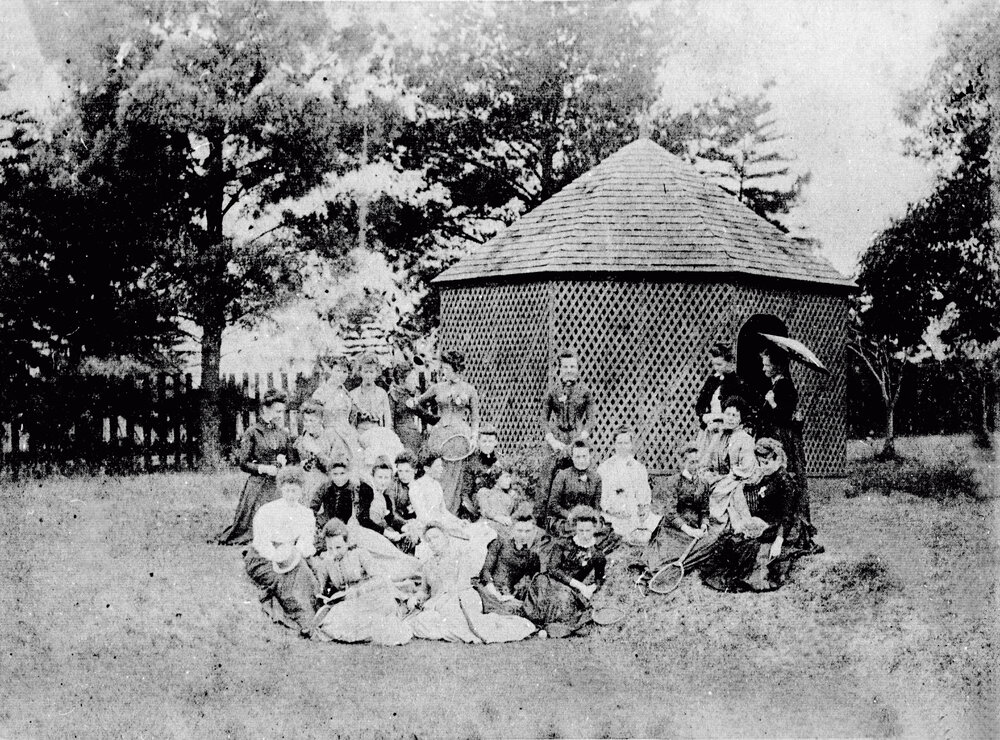 Group of Unidentified Women Tennis Players